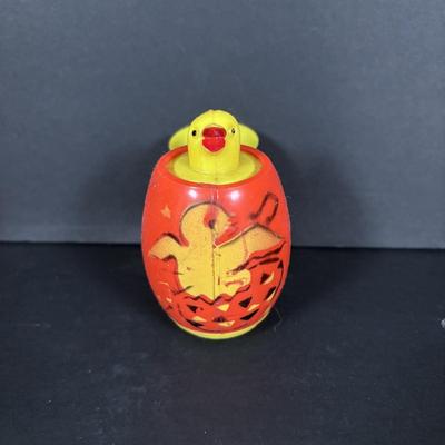 LOT 97: Sping is in the Air Collection of Easter Decor Featuring a Large Annalee Easter Bunny, Ceramic Bunnies and Duck, Eggs, and...