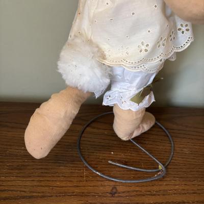 LOT 97: Sping is in the Air Collection of Easter Decor Featuring a Large Annalee Easter Bunny, Ceramic Bunnies and Duck, Eggs, and...