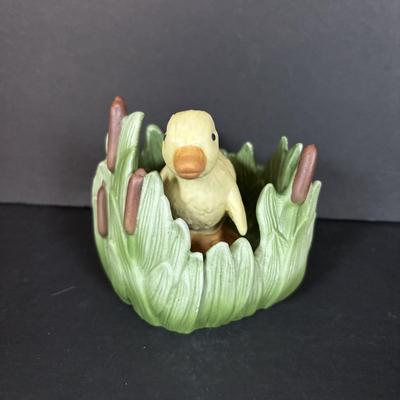 LOT 97: Sping is in the Air Collection of Easter Decor Featuring a Large Annalee Easter Bunny, Ceramic Bunnies and Duck, Eggs, and...