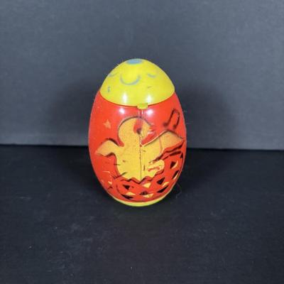 LOT 97: Sping is in the Air Collection of Easter Decor Featuring a Large Annalee Easter Bunny, Ceramic Bunnies and Duck, Eggs, and...