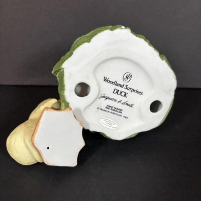 LOT 97: Sping is in the Air Collection of Easter Decor Featuring a Large Annalee Easter Bunny, Ceramic Bunnies and Duck, Eggs, and...