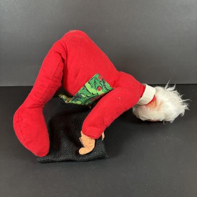 LOT 98: Large Sitting Annalee Santa with Bag and Santa Mouse