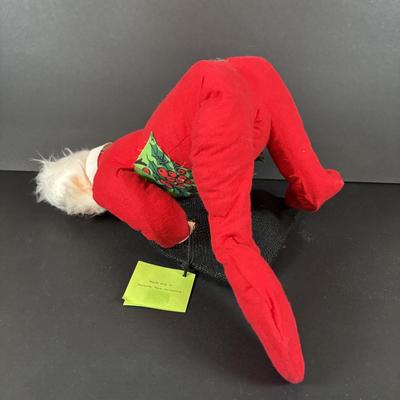 LOT 98: Large Sitting Annalee Santa with Bag and Santa Mouse