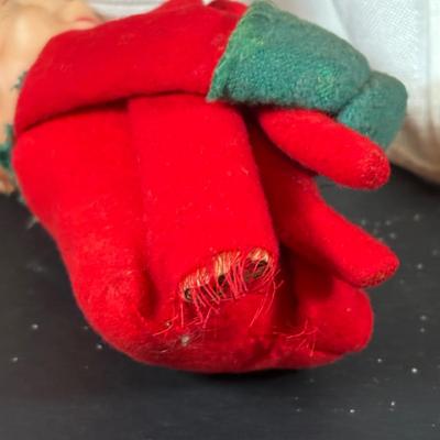 LOT 99: Large Assortment of Vintage Christmas Decoration Including Elves, Glass Balls, and Icicles, Knee Huggers, Kurt Adler Gumdrop...