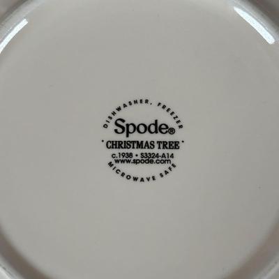 LOT 100: Assortment of Holiday China, Glasses, Mugs, Dishes by Lenox, Spode, and More