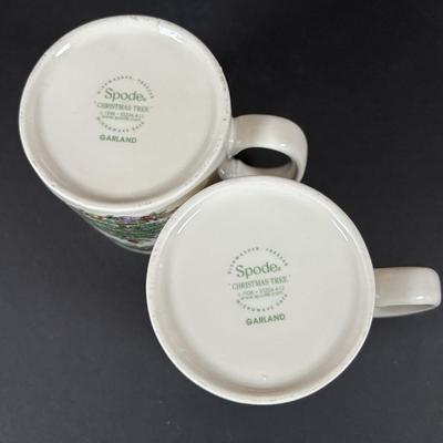 LOT 100: Assortment of Holiday China, Glasses, Mugs, Dishes by Lenox, Spode, and More