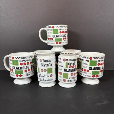 LOT 100: Assortment of Holiday China, Glasses, Mugs, Dishes by Lenox, Spode, and More