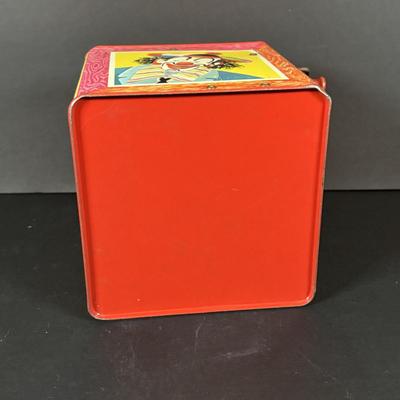 LOT:100: Keep Them Laughing Clown Collection Including Mattel Jack In the Box, Kmar Clown Doll, Wood Circus Figures and a Signed Ron Lee...