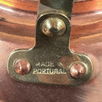 LOT 103: Copper Tea Kettles/Pots, a Creamer and Sugar Bowl and Wall/Jello Mold