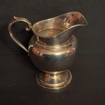 LOT 105: Gorham Sterling Silver Tea Service Set with Oval Silverplate Serving Tray Tw. 1,790g