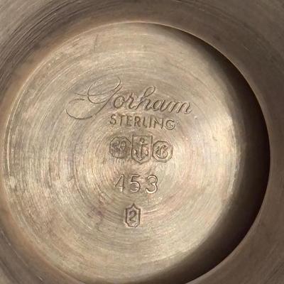 LOT 105: Gorham Sterling Silver Tea Service Set with Oval Silverplate Serving Tray Tw. 1,790g