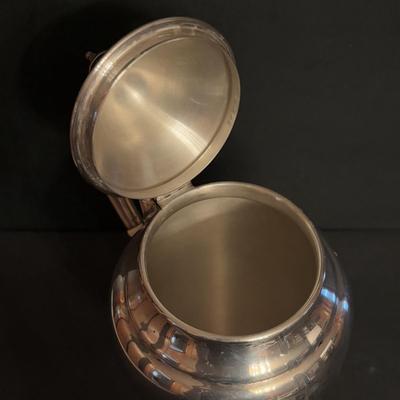 LOT 105: Gorham Sterling Silver Tea Service Set with Oval Silverplate Serving Tray Tw. 1,790g