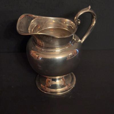 LOT 105: Gorham Sterling Silver Tea Service Set with Oval Silverplate Serving Tray Tw. 1,790g