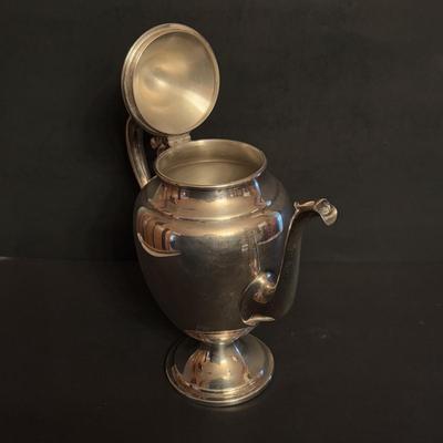 LOT 105: Gorham Sterling Silver Tea Service Set with Oval Silverplate Serving Tray Tw. 1,790g