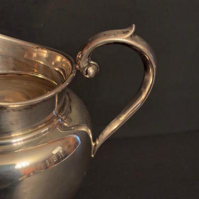 LOT 105: Gorham Sterling Silver Tea Service Set with Oval Silverplate Serving Tray Tw. 1,790g