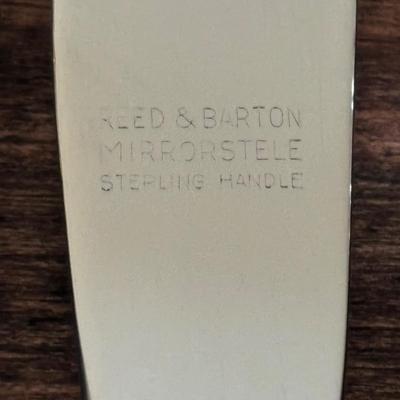 LOT:106: Reed and Barton Sterling Silver Flatware and Serving Set - Service of 12 plus Serving Pieces over 3,0000 Grams!