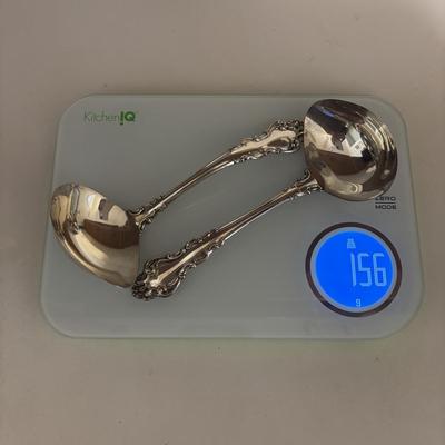 LOT:106: Reed and Barton Sterling Silver Flatware and Serving Set - Service of 12 plus Serving Pieces over 3,0000 Grams!