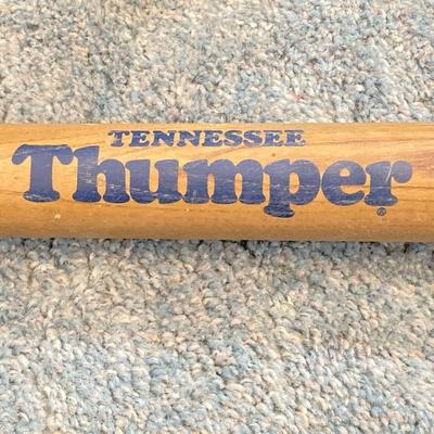LOT 163: Baseball Collection - Autographed Baseball in Protective Stand (Bob Uecker), Wilson Pro Staff Glove, Worth Tennessee Thumper...