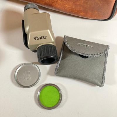 LOT 166: Vintage Photographer's Equipment Collection - Tripods, Cases, Lenses and More