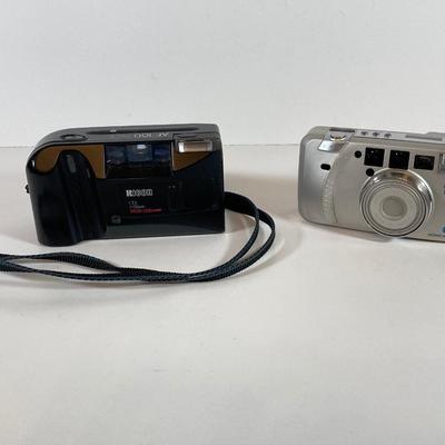 LOT 168: Vintage Camera / Equipment Collection - Canon, Kalimar, Kodak, Konica Minolta, Disney Mickey Mouse Case and More