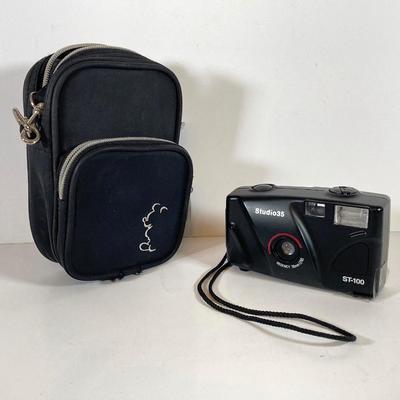 LOT 168: Vintage Camera / Equipment Collection - Canon, Kalimar, Kodak, Konica Minolta, Disney Mickey Mouse Case and More