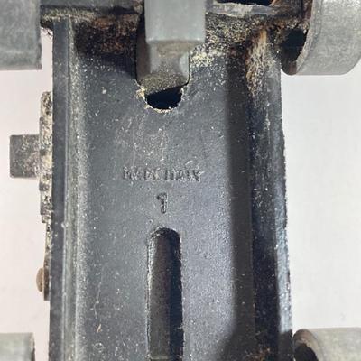 LOT 170: Three Vintage Military Rounds, Bugle Horn, Miniature Canon (Italy) and The Civil War State by State Book