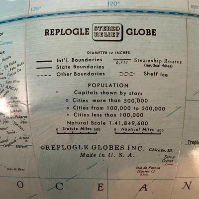 LOT: Bombay Adjustable Wooden Book Ends, Replogle Globe, Binoculars, Vintage Drawing / Measuring Tools and More