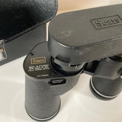 LOT: Bombay Adjustable Wooden Book Ends, Replogle Globe, Binoculars, Vintage Drawing / Measuring Tools and More