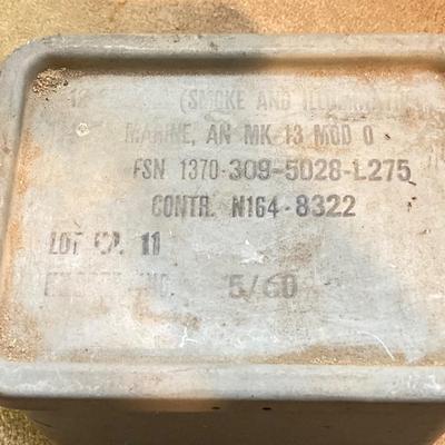 LOT 173: Military Collection - Olive Drab Duffle Bag, Ammo Storage Containers, Cantine Bottle, Saw, Shovel and More