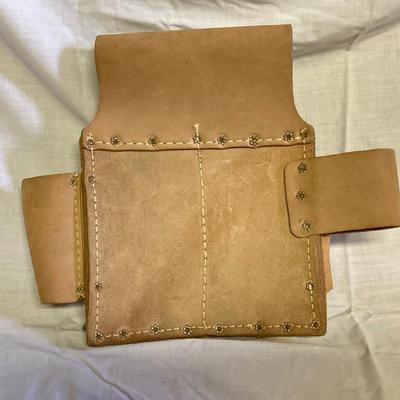 LOT 178: Two Craftsman Tool Belt / Pouch, New Ryobi Drill Bits and Stanley Level