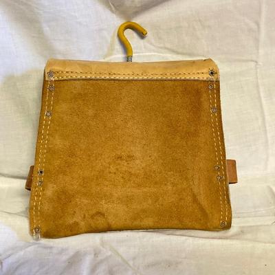 LOT 180: Ryobi Cordless Drill, Ryobi Drill Bits, Black & Decker Door Lock Installation Kit and Nicholas Tool Pouch