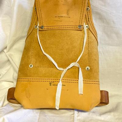 LOT 182: Ready to Work Collection - Craftsman Tool Pouch, Sears Size 10.5 Work Boots, Hand Axe / Hatchet, Hook Hanging Work Light, Jersey...