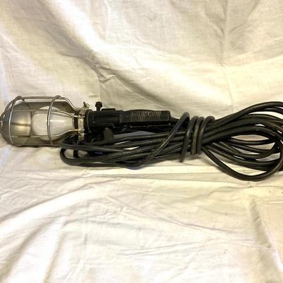 LOT 182: Ready to Work Collection - Craftsman Tool Pouch, Sears Size 10.5 Work Boots, Hand Axe / Hatchet, Hook Hanging Work Light, Jersey...