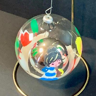 LOT 193: Hand Painted Christmas Bulbs by De Carlini and More