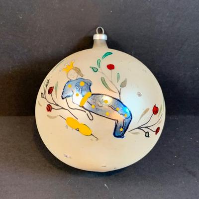 LOT 193: Hand Painted Christmas Bulbs by De Carlini and More