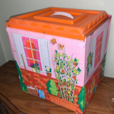 LOT 199: Barbie Country Living Home Play Set with Furniture and Other Barbie Accessories and a Bonaza Horse