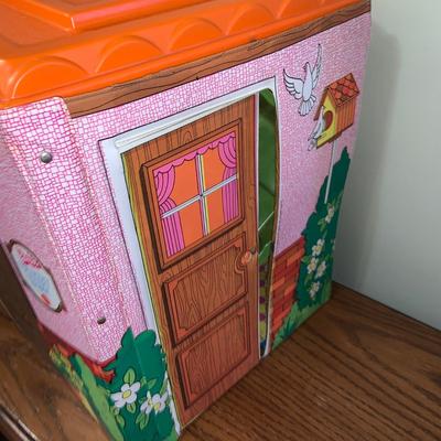 LOT 199: Barbie Country Living Home Play Set with Furniture and Other Barbie Accessories and a Bonaza Horse