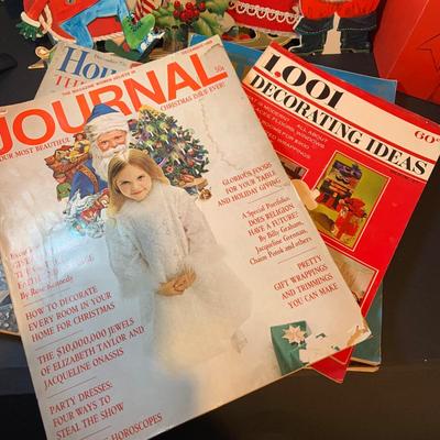 LOT 202: Vintage Christmas Ephemera Including Cards, Cut-Outs. Wall Hangings Magazines and Much More