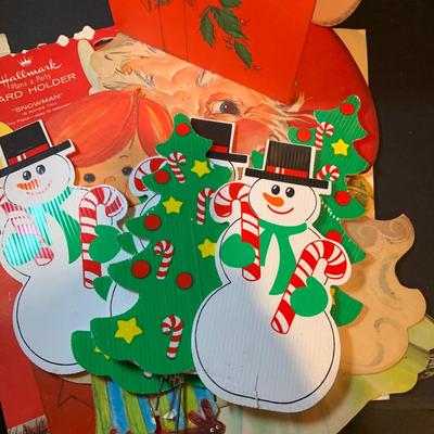 LOT 202: Vintage Christmas Ephemera Including Cards, Cut-Outs. Wall Hangings Magazines and Much More