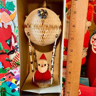 LOT 202: Vintage Christmas Ephemera Including Cards, Cut-Outs. Wall Hangings Magazines and Much More