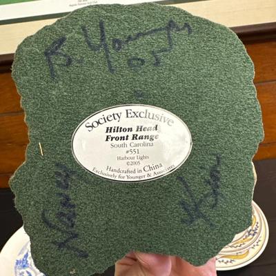 Lighthouse Figurine Display Celebrating The Beauty & Picturesque Views of Coastal South Carolina