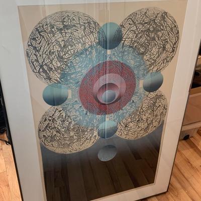 Thaddeus Lapinski “Copernicus” Signed Large Color Lithograph