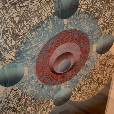 Thaddeus Lapinski “Copernicus” Signed Large Color Lithograph