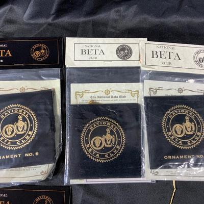 Lot of Beta Club Collectors Ornaments