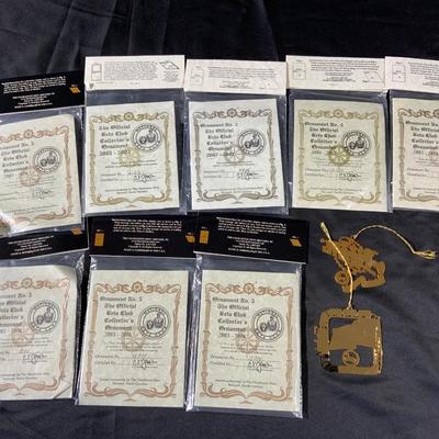 Lot of Beta Club Collectors Ornaments