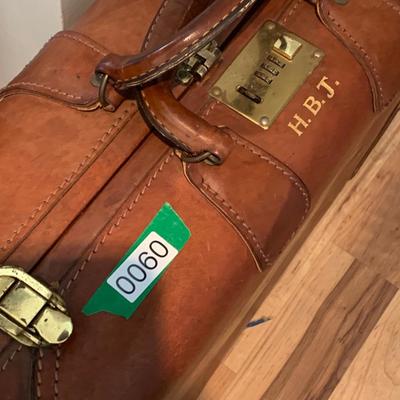 Vintage Leather Suitcase