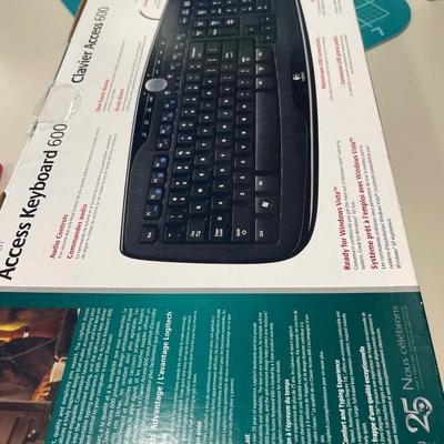 Bellingham router and Logitech keyboard