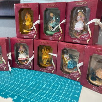 8 American Girl ornaments