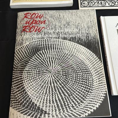 Collection of books exploring Sweet Grass Baskets, Gullah & Low Country Recipes and More!