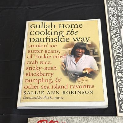 Collection of books exploring Sweet Grass Baskets, Gullah & Low Country Recipes and More!